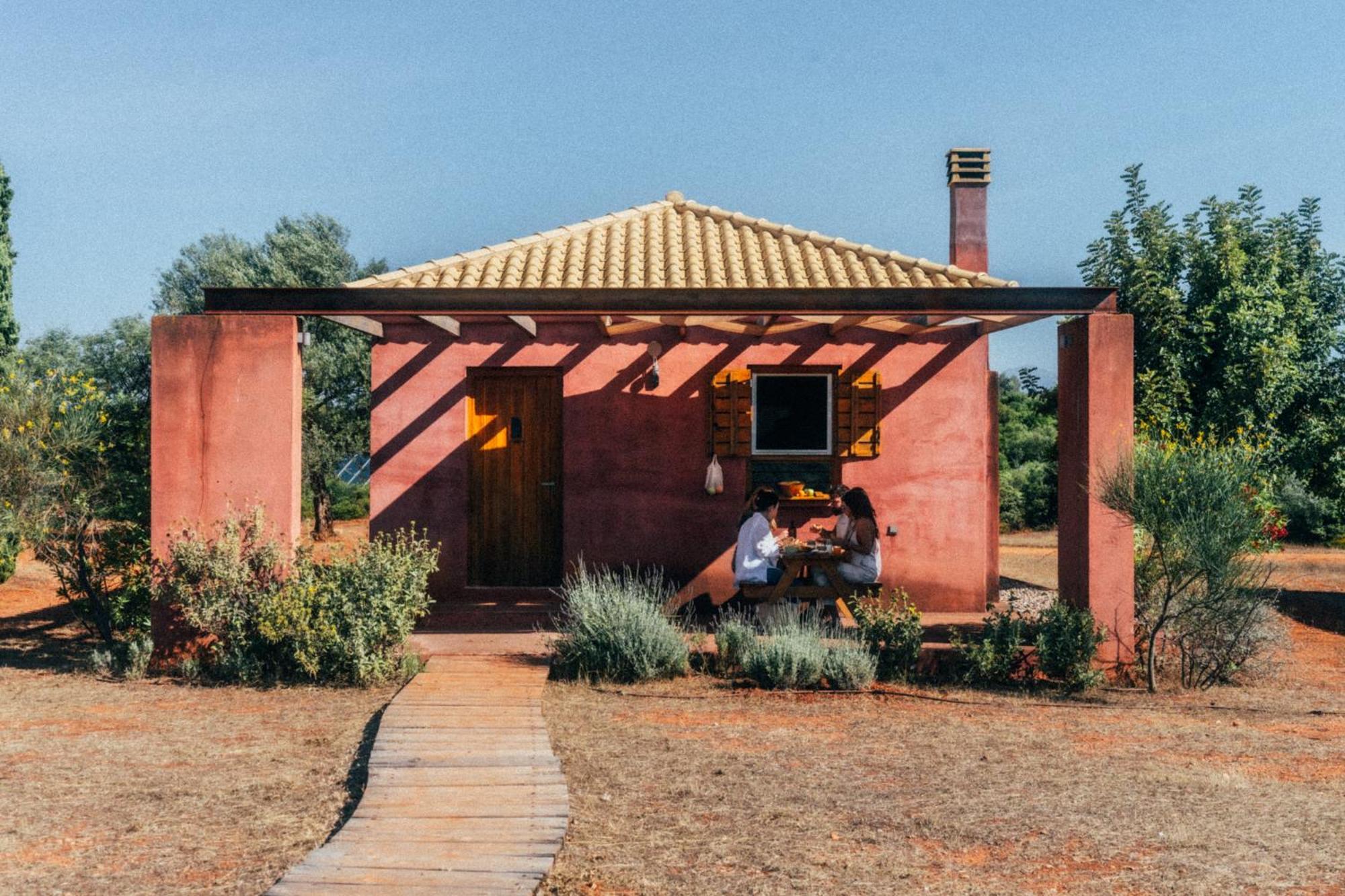 Eumelia Organic Agrotourism Farm Otel Goúvai Dış mekan fotoğraf